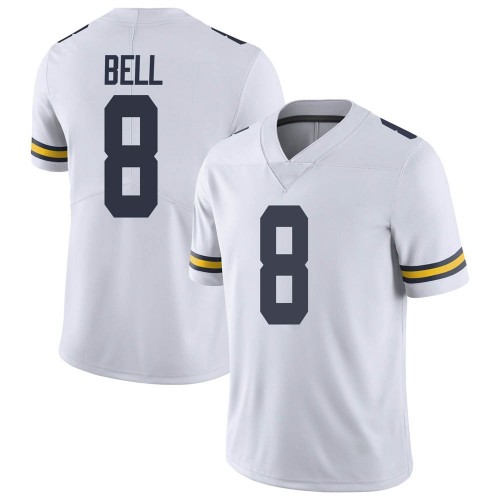 Ronnie Bell Michigan Wolverines Men's NCAA #8 White Limited Brand Jordan College Stitched Football Jersey EIJ2354YR